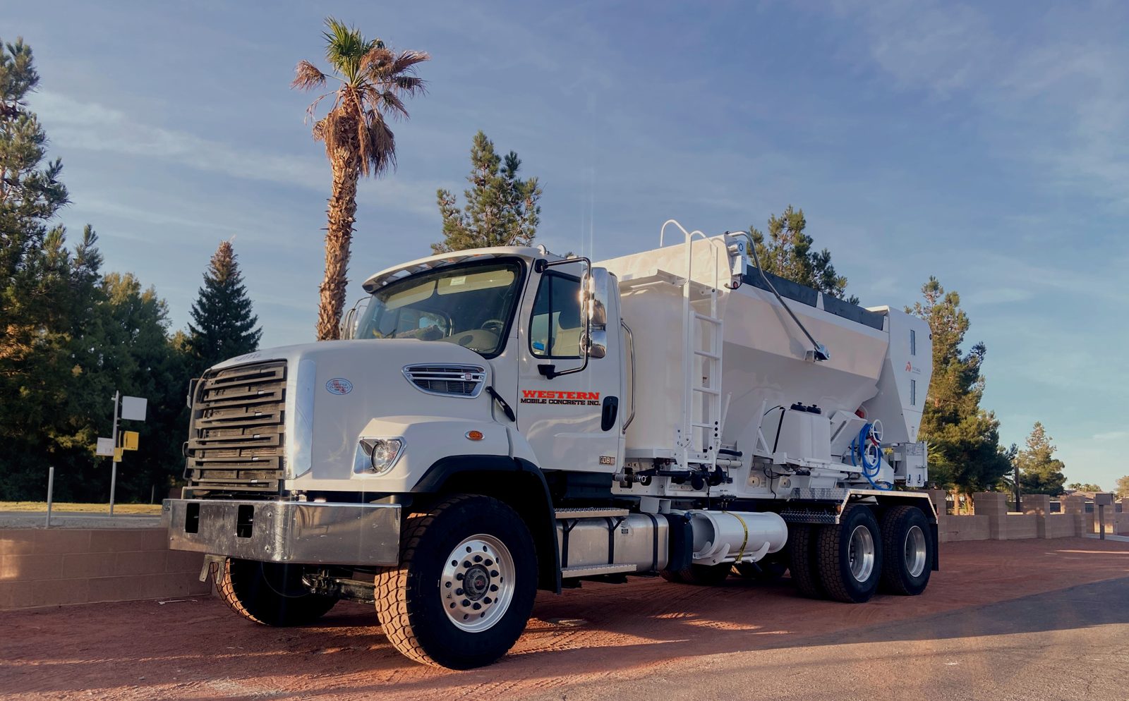 Mobile concrete delivery truck in Las Vegas